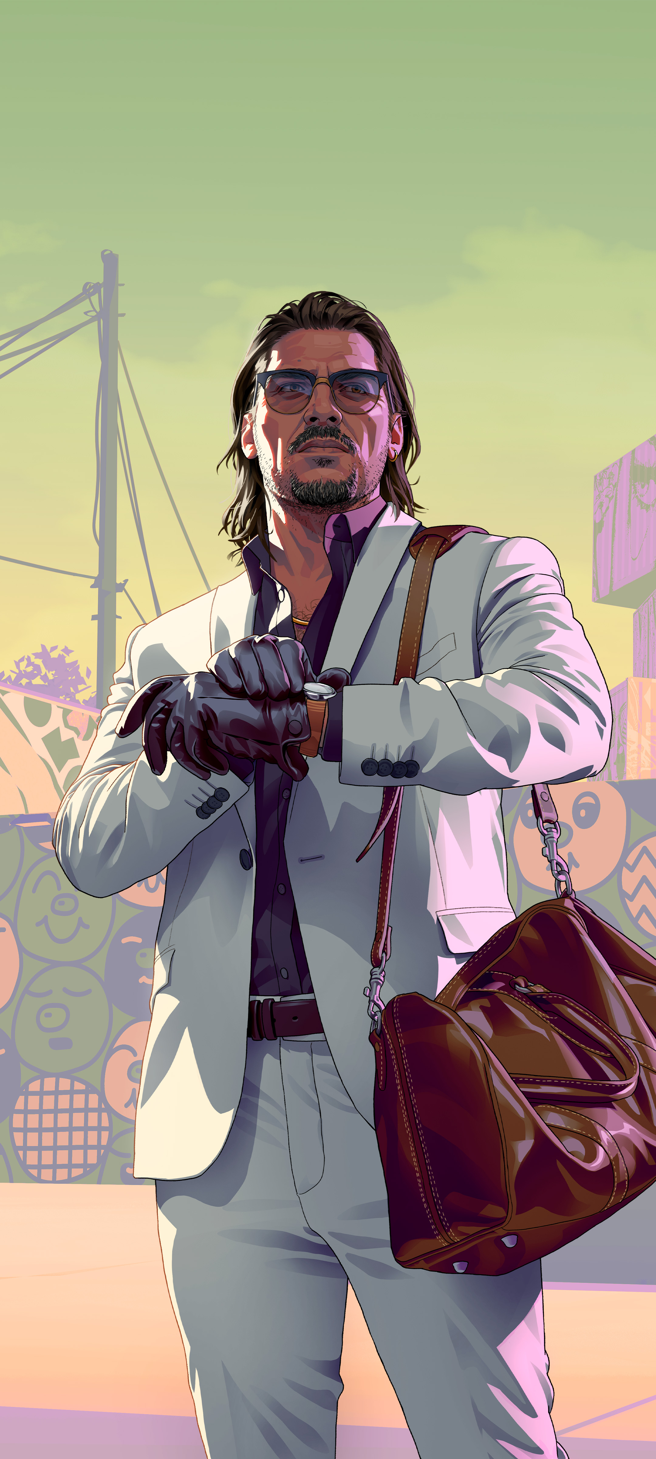 Raul Bautista em artwork oficial de GTA VI